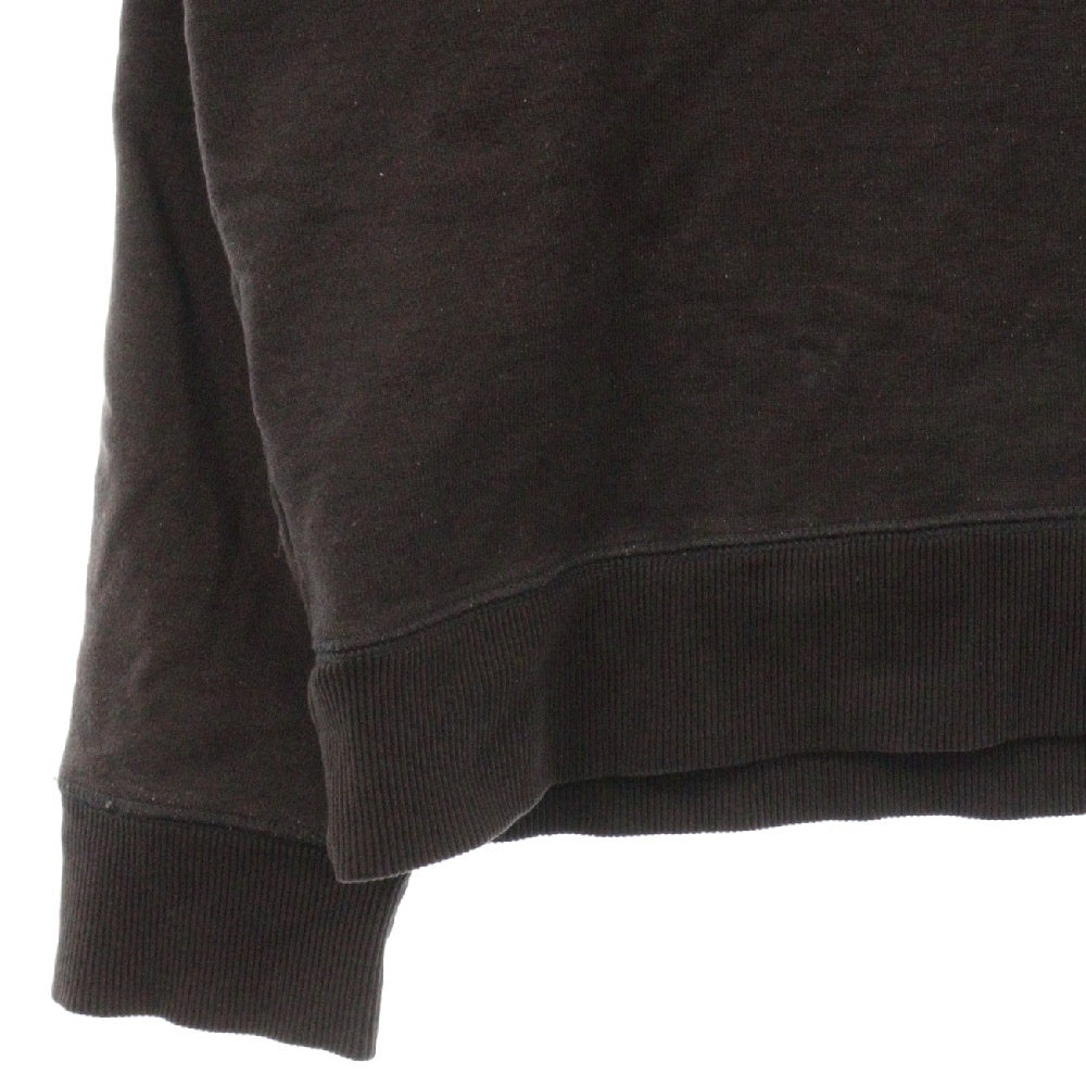 CHROME HEARTS(クロムハーツ) GRP Y NOT 2-TND SWTSHRT ワイノット クルーネックトレーナー  ロゴ刺繍 バーティカルロゴ スウェットシャツ チャコールグレー