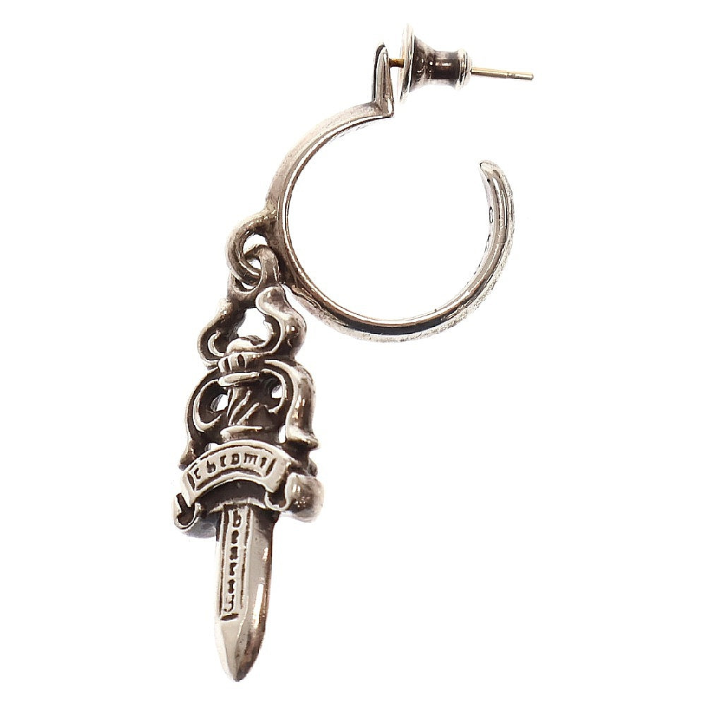 CHROME HEARTS(クロムハーツ) No5 DAGGER #5 ダガーフープ シルバーピアス シルバー