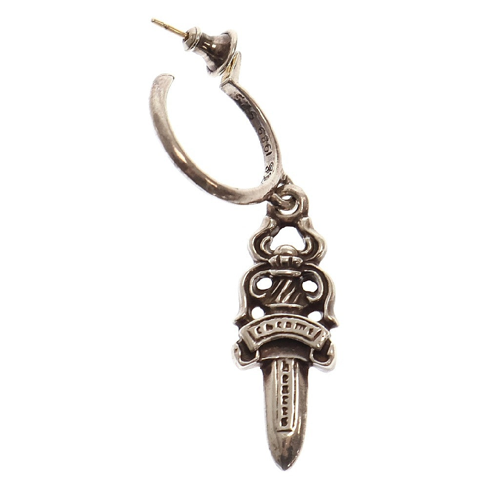 CHROME HEARTS(クロムハーツ) No5 DAGGER #5 ダガーフープ シルバーピアス シルバー