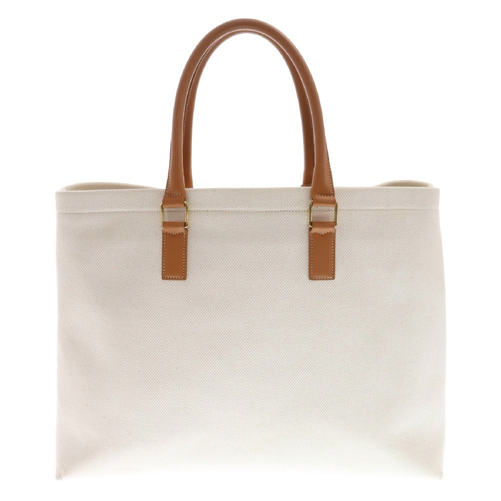 CELINE(セリーヌ) ロゴプリント ホリゾンタル カバ キャンバストートバッグ ベージュ 190062BNZ