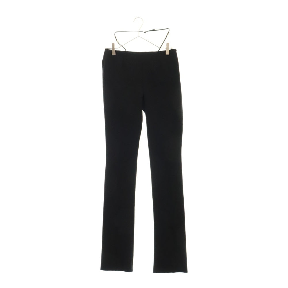 DSQUARED2(ディースクエアード) Strap-Detail Flared Trousers ストラップ フレアスラックスパンツ ブラック S80KA0030S60567 レディース