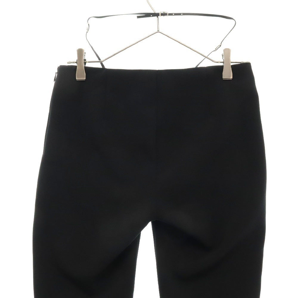 DSQUARED2(ディースクエアード) Strap-Detail Flared Trousers ストラップ フレアスラックスパンツ ブラック S80KA0030S60567 レディース