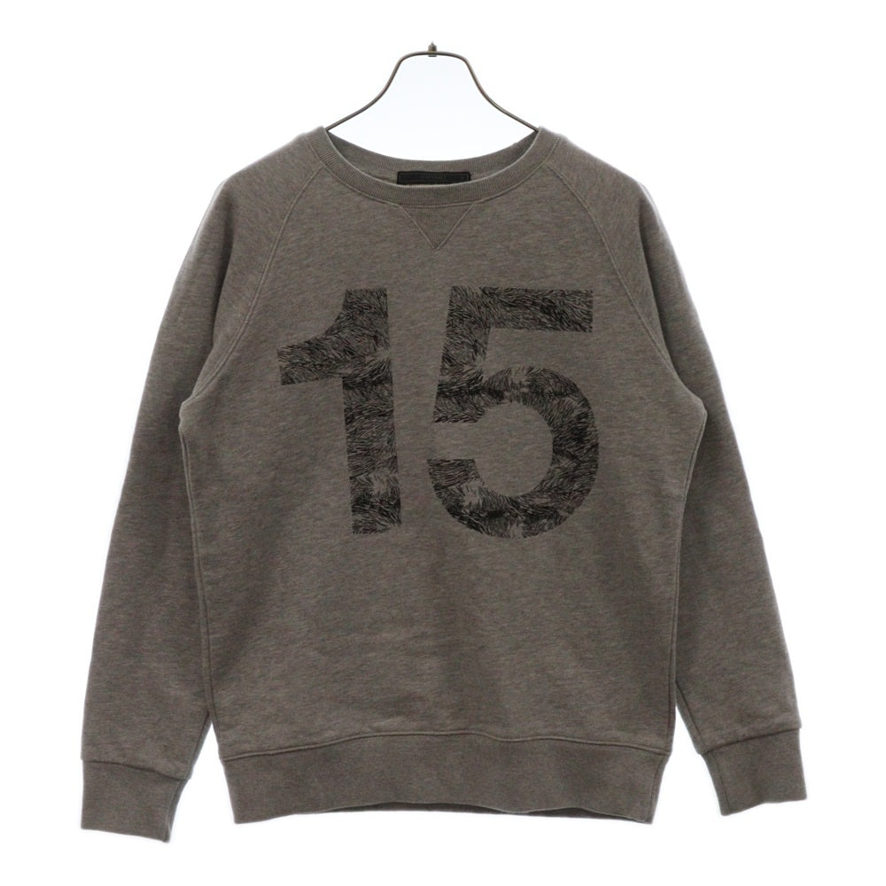 SOPHNET.(ソフネット) ×MAISON KITSUNE フロントプリント トレーナー スウェット グレー