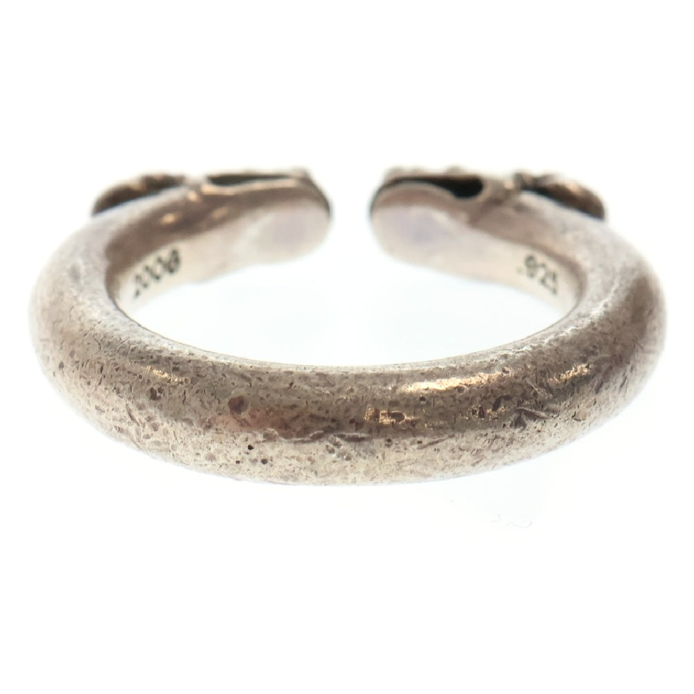 CHROME HEARTS(クロムハーツ) BANGLE DOUBLE DOG EYE AFTER DIA ダブルドッグ アイアフターダイヤ シルバーリング 19号