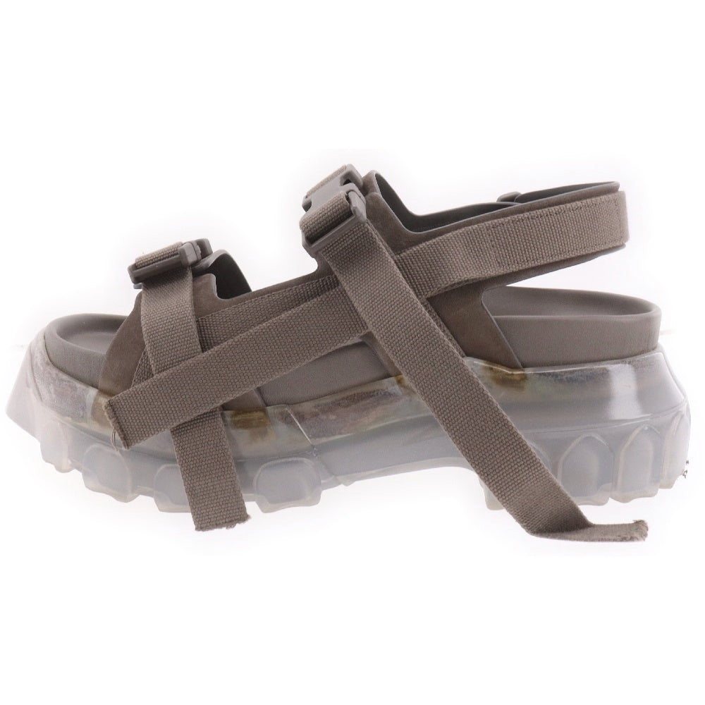 Rick Owens(リックオウエンス) TRACTOR SANDAL クリアソール トラクターサンダル RU01D3885 ベージュ