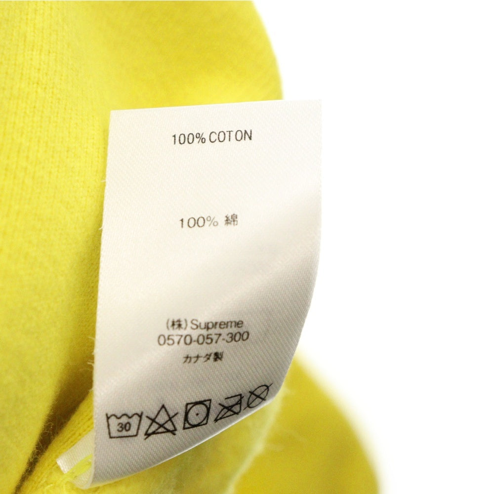 SUPREME(シュプリーム) 20AW Cross Box Logo Hooded Sweatshirt クロスボックスロゴ フーデッド スウェットシャツ スウェットパーカー イエロー