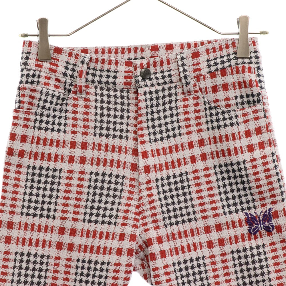 Needles(ニードルス) SKINNY PANTS ドット スキニーパンツ KP217 レッド レディース
