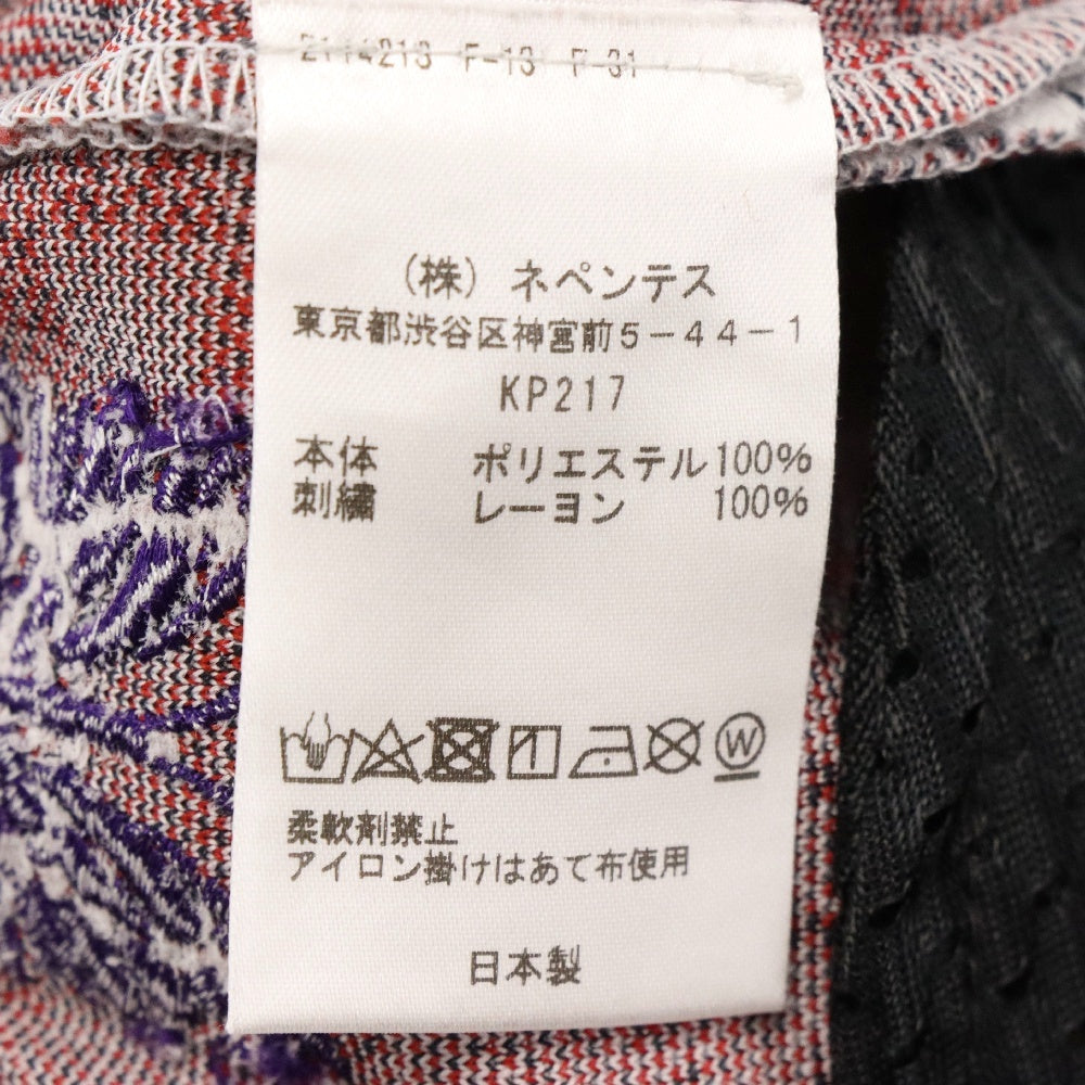 Needles(ニードルス) SKINNY PANTS ドット スキニーパンツ KP217 レッド レディース