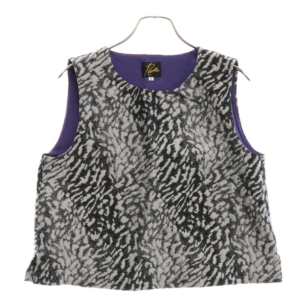 Needles(ニードルス) Animal C.C Vest C.C Skirt サイドジップ シーシーベスト シーシースカート セットアップ PU167 グレー レディース