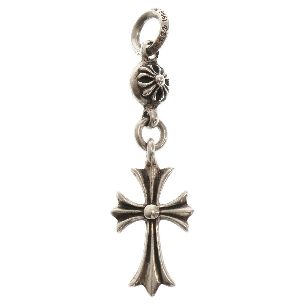 CHROME HEARTS(クロムハーツ) 1B TNY CH CRS 1ボールタイニーCHクロス チャーム ネックレストップ シルバー