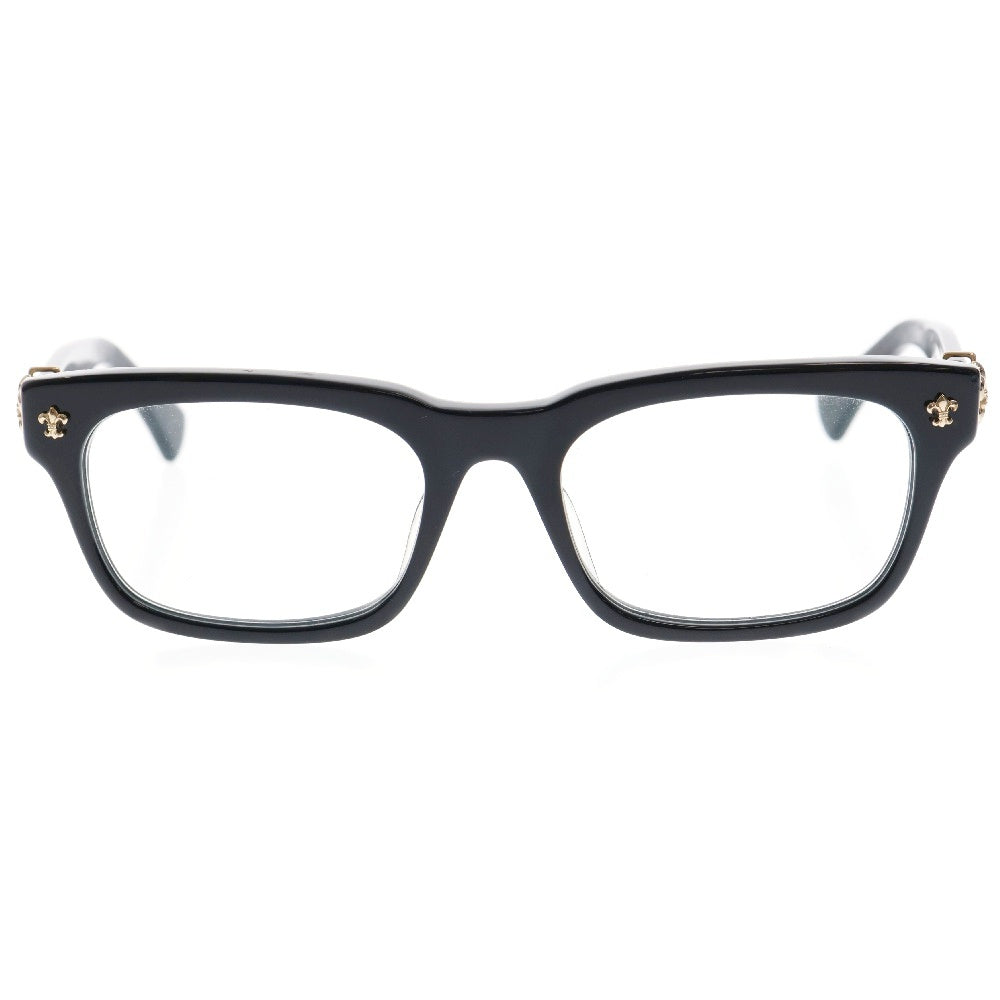CHROME HEARTS(クロムハーツ) GITTIN ANY?-A BSフレアテンプルウェリントンサングラス 眼鏡 アイウェア ブラック/ゴールド