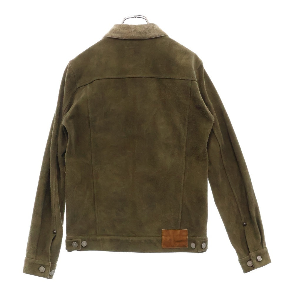 VISVIM(ヴィスヴィム) 15SS 101 JKT IT 2 COW SUEDE カウスウェードシャツ 0115105014004 カーキ