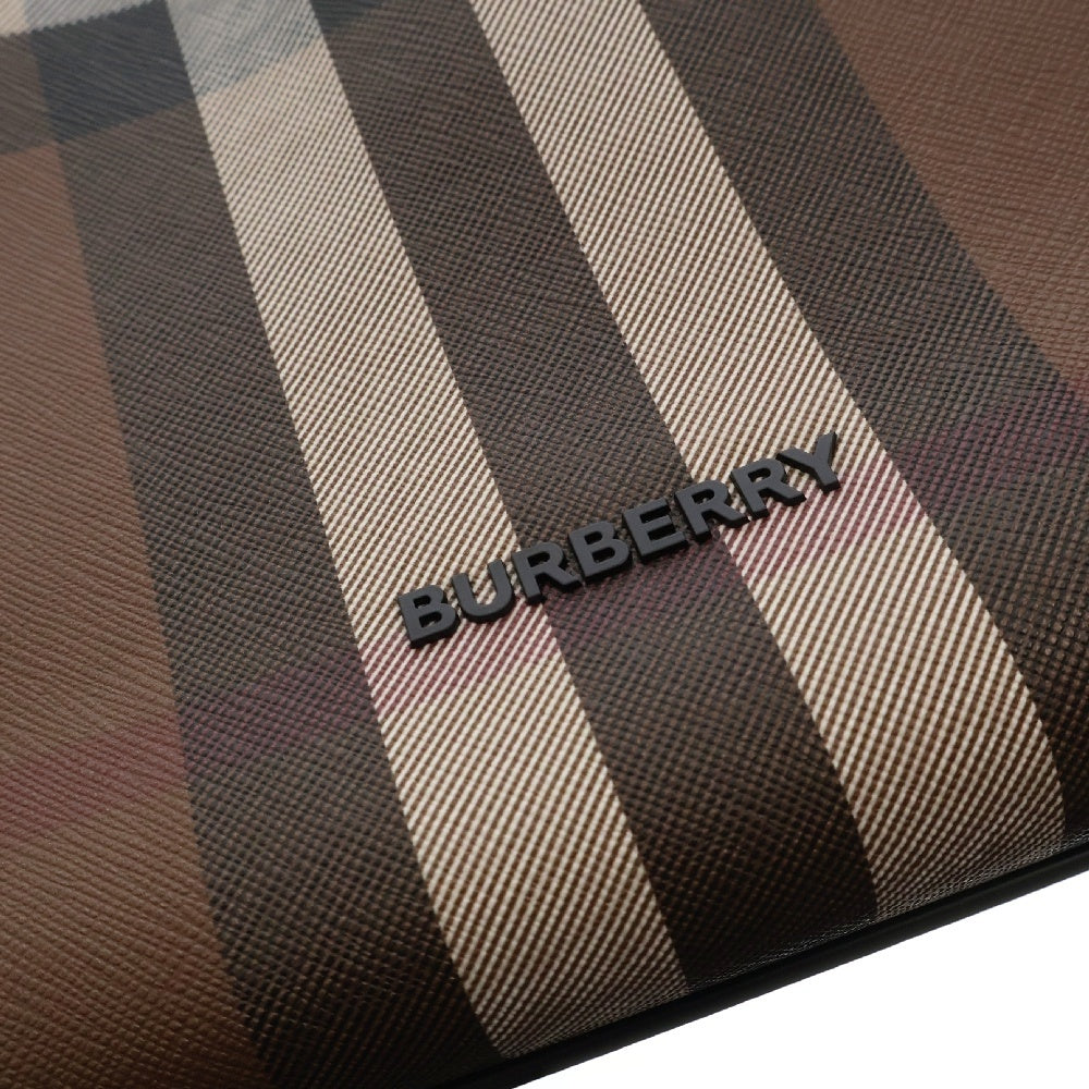 BURBERRY(バーバリー) ML SLIM DENNY PT DARK CRANBERRY バーバリーチェック レザートートバッグ ショルダーバッグ 80491171 ブラウン