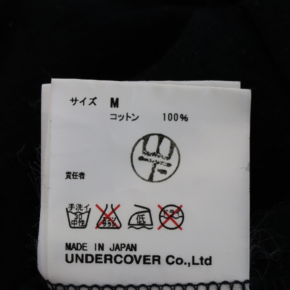 UNDERCOVER ISM(アンダーカバーイズム) 03AW Paperdoll Chandelier Skull L/S Tee アーカイブ キャンドルスカル プリント クルーネック長袖Tシャツカットソー ブラック