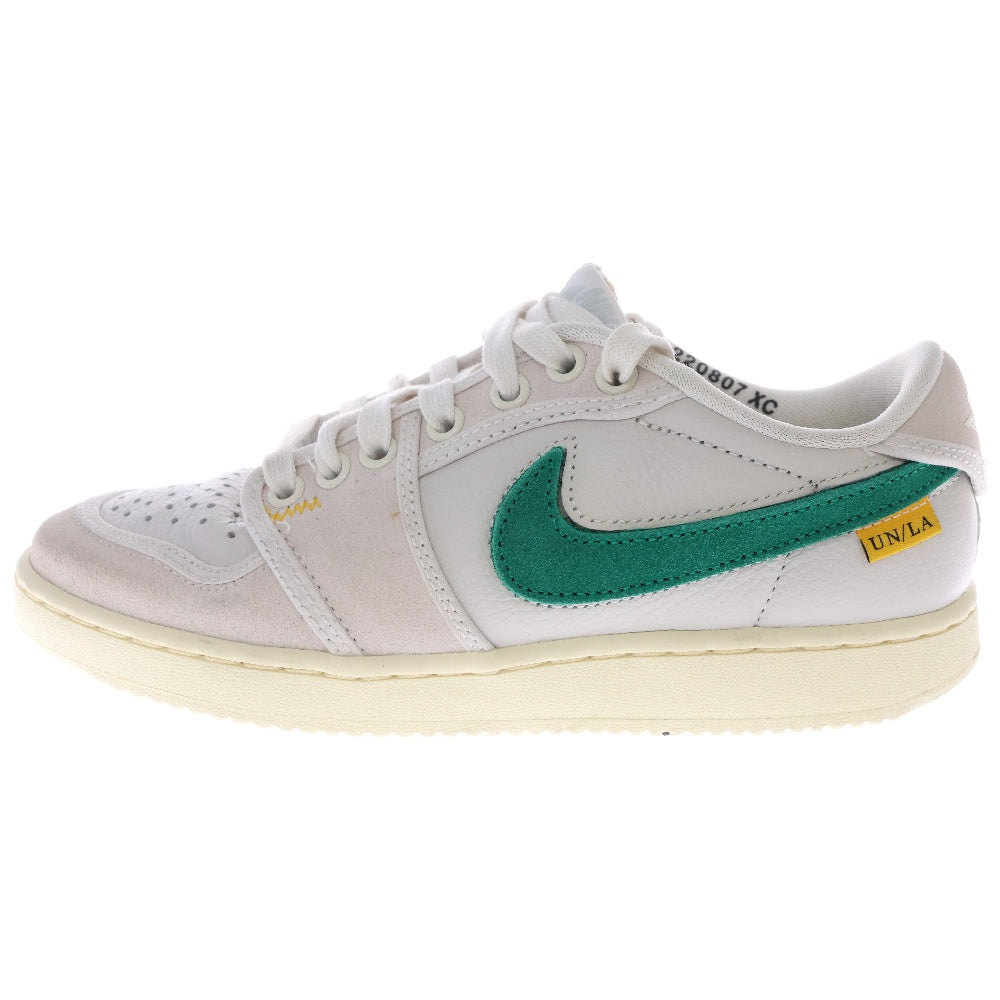 NIKE(ナイキ) ×UNION AIR JORDAN 1 LOW KO Sail Leather DZ4864-100 ユニオン エアジョーダン1 ローカットスニーカー セイル US5.5/23.5cm