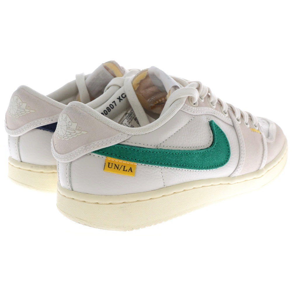 NIKE(ナイキ) ×UNION AIR JORDAN 1 LOW KO Sail Leather DZ4864-100 ユニオン エアジョーダン1 ローカットスニーカー セイル US5.5/23.5cm
