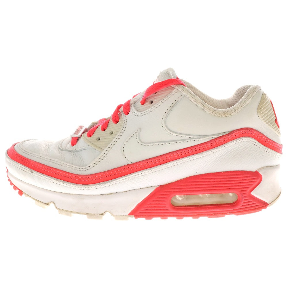 NIKE(ナイキ) ×UNDEFEATED Air Max 90 アンディフィーテッド エアマックス90 ローカットスニーカー CJ7197-103 ホワイト／ピンク