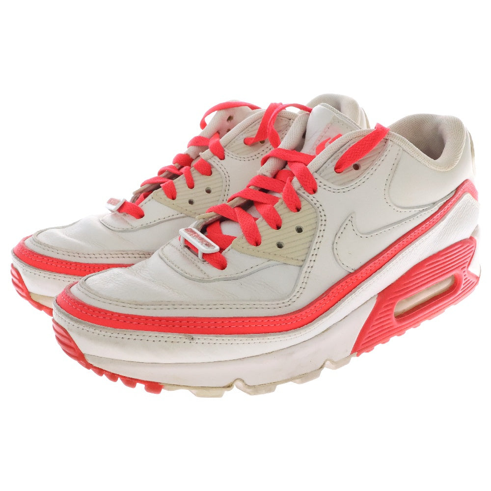 NIKE(ナイキ) ×UNDEFEATED Air Max 90 アンディフィーテッド エアマックス90 ローカットスニーカー CJ7197-103 ホワイト／ピンク