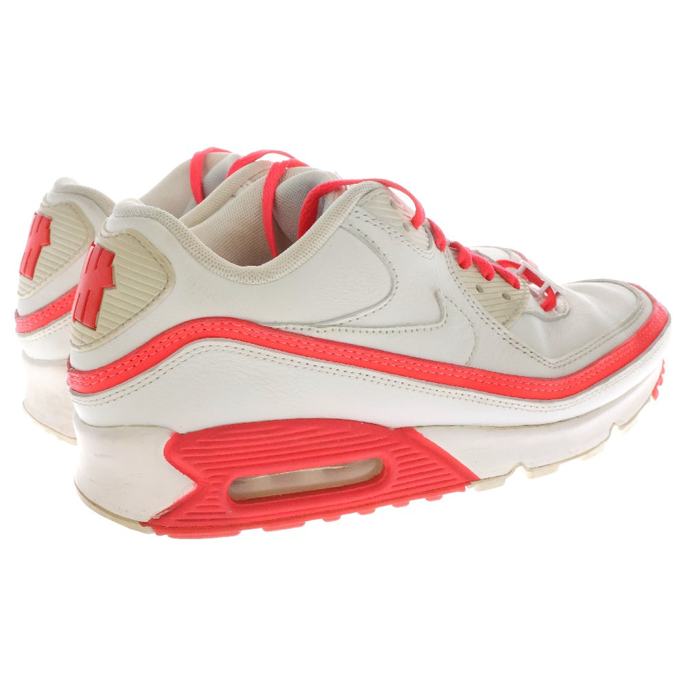 NIKE(ナイキ) ×UNDEFEATED Air Max 90 アンディフィーテッド エアマックス90 ローカットスニーカー CJ7197-103 ホワイト／ピンク