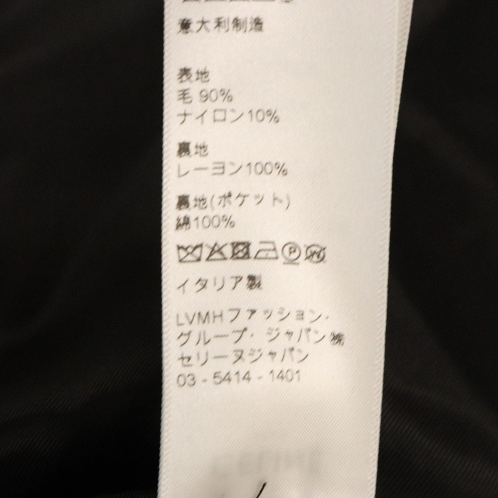 CELINE(セリーヌ) 21AW Loose Varsity-Style Jacket in Wool 2V08F896C セリーヌ ウールルーズバーシティスタイルジャケット テディブルゾン ネイビー