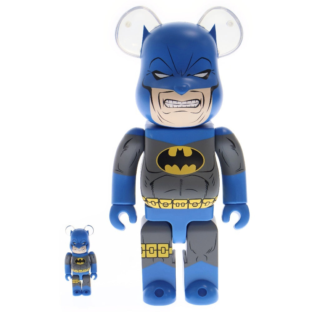 MEDICOM TOY(メディコムトイ) BE@RBRICK BATMAN THE DARK KNIGHT RETURNS ベアブリック バットマン ザダークナイトリターンズ フィギュア ブルー 100% & 400%
