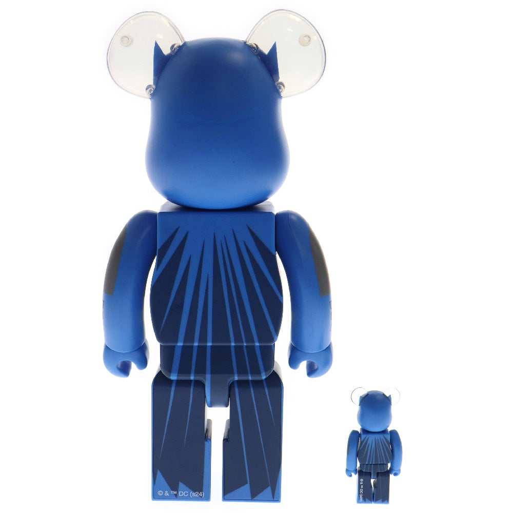 MEDICOM TOY(メディコムトイ) BE@RBRICK BATMAN THE DARK KNIGHT RETURNS ベアブリック バットマン ザダークナイトリターンズ フィギュア ブルー 100% & 400%