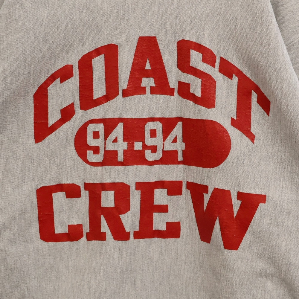 VINTAGE(ヴィンテージ) 90s REVERSE WEAVE SWEAT COAST CREW リバースウィーブ クルーネック スウェットトレーナー グレー