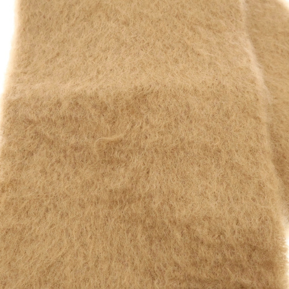 LOEWE(ロエベ) モヘア ウール アナグラム ロゴ マフラー ストール F655254X01 キャメル