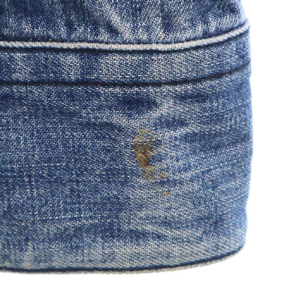 CHROME HEARTS(クロムハーツ) DENIM WESTERN クロスボールボタン デニムウエスタンシャツ 袖クロスパッチ JVPタグ 長袖シャツ インディゴブルー
