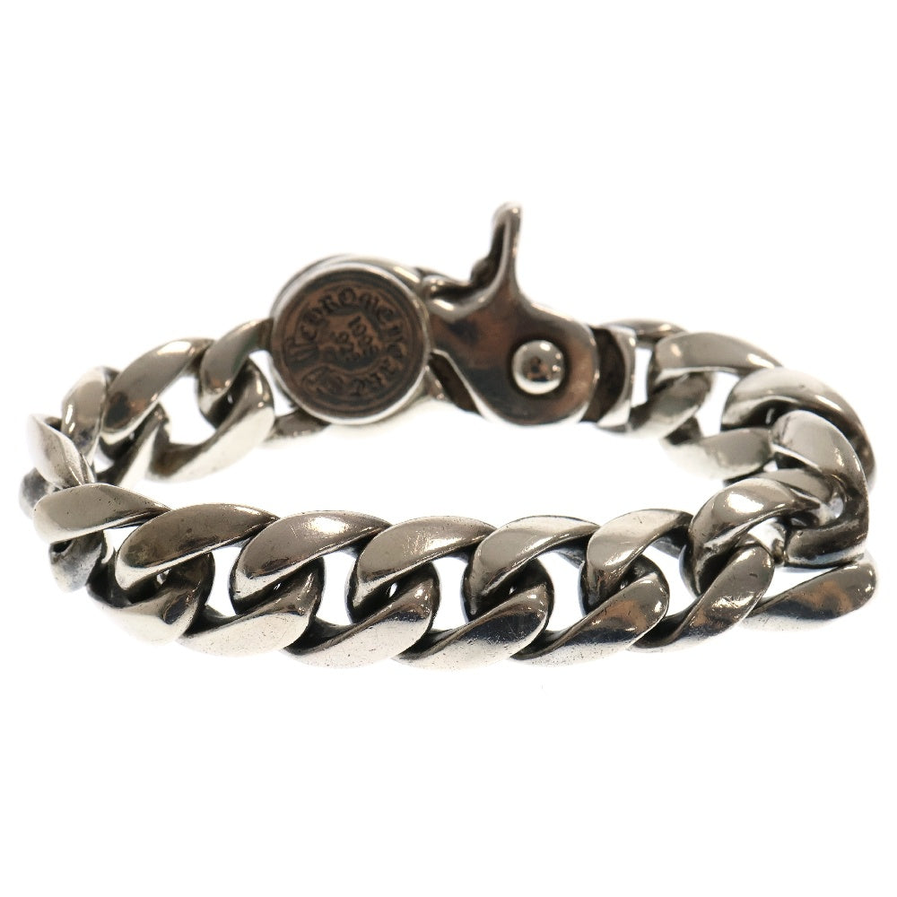 CHROME HEARTS(クロムハーツ) CLSC CHN LNK BRACELET BS FLEUR フレア クラシック チェーン リンク クリップ ブレスレット シルバー