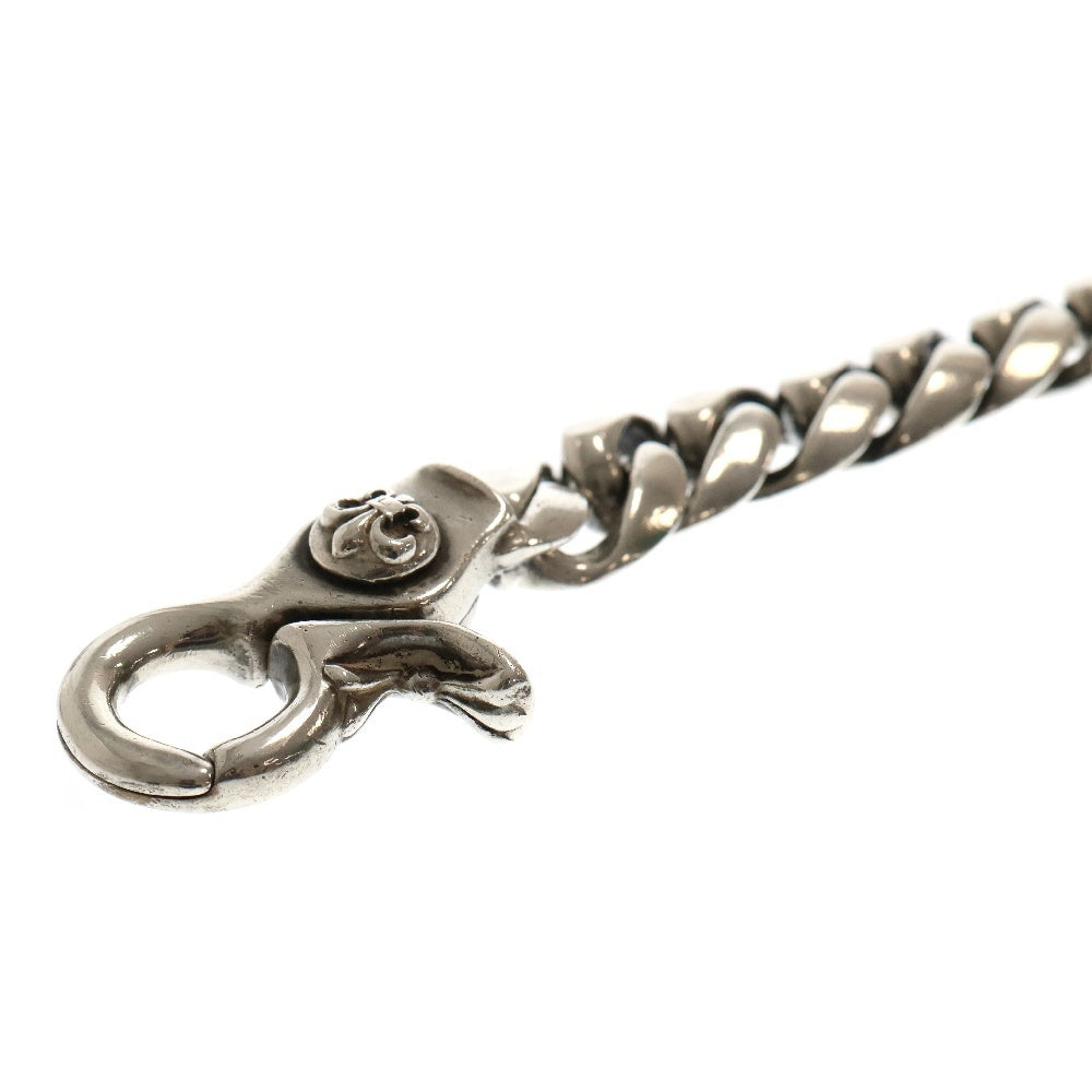 CHROME HEARTS(クロムハーツ) CLSC CHN LNK BRACELET BS FLEUR フレア クラシック チェーン リンク クリップ ブレスレット シルバー
