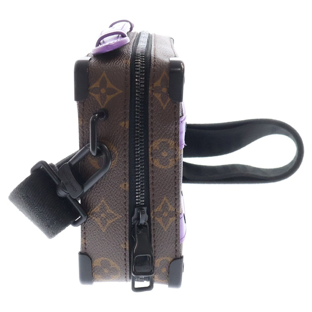 LOUIS VUITTON(ルイヴィトン) モノグラムマカサー ハンドルソフトトランク ショルダーバッグ M46264 ブラウン/パープル
