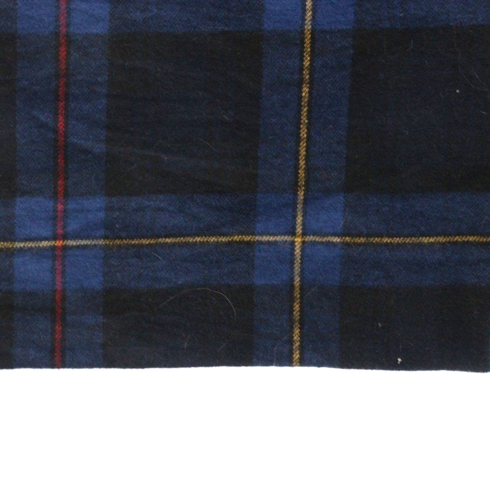 BALENCIAGA(バレンシアガ) 20SS CHECK FLANNEL ELASTIC PANTS 608972 TIM19 チェックフランネル パンツ ブルー