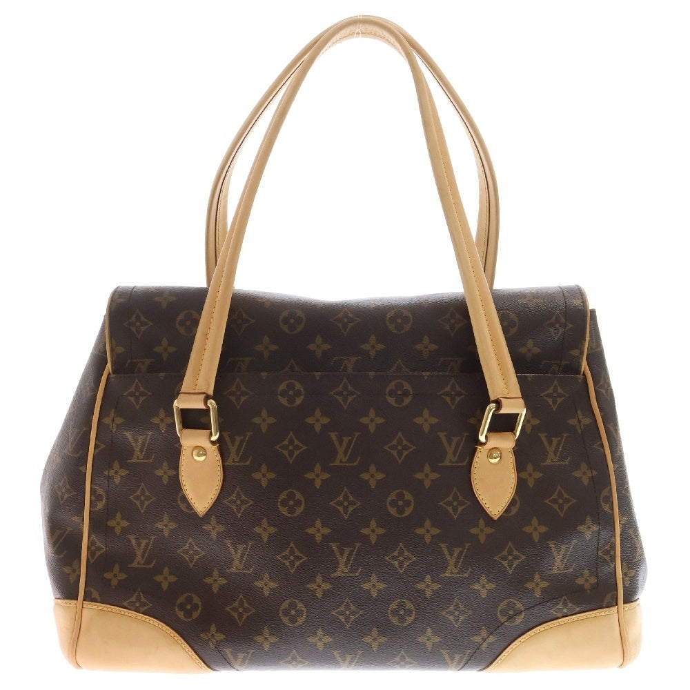 LOUIS VUITTON(ルイヴィトン) モノグラム ビバリーGM レザーハンドバッグ M40120 ブラウン レディース