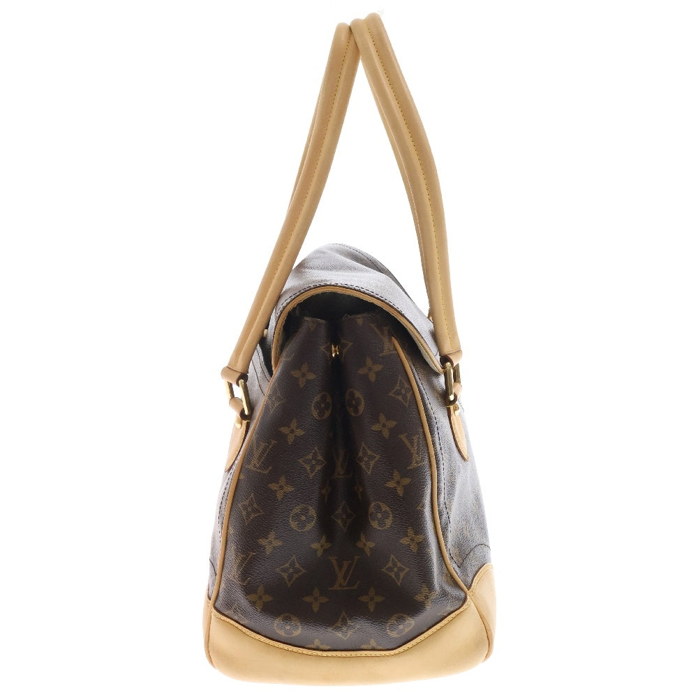 LOUIS VUITTON(ルイヴィトン) モノグラム ビバリーGM レザーハンドバッグ M40120 ブラウン レディース