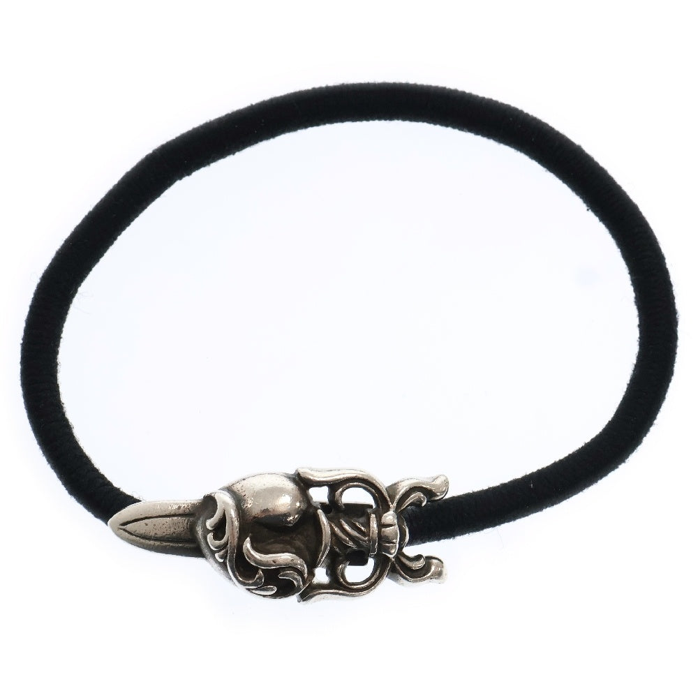 CHROME HEARTS(クロムハーツ) HAIRBAND ダガーハートボタンヘアゴム シルバーヘアゴム