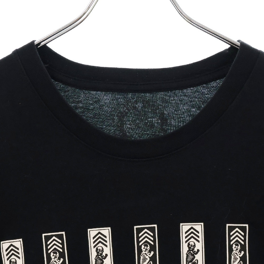 CHROME HEARTS(クロムハーツ) FOTI フォティスカル フロントプリント クルーネック半袖Tシャツ ブラック
