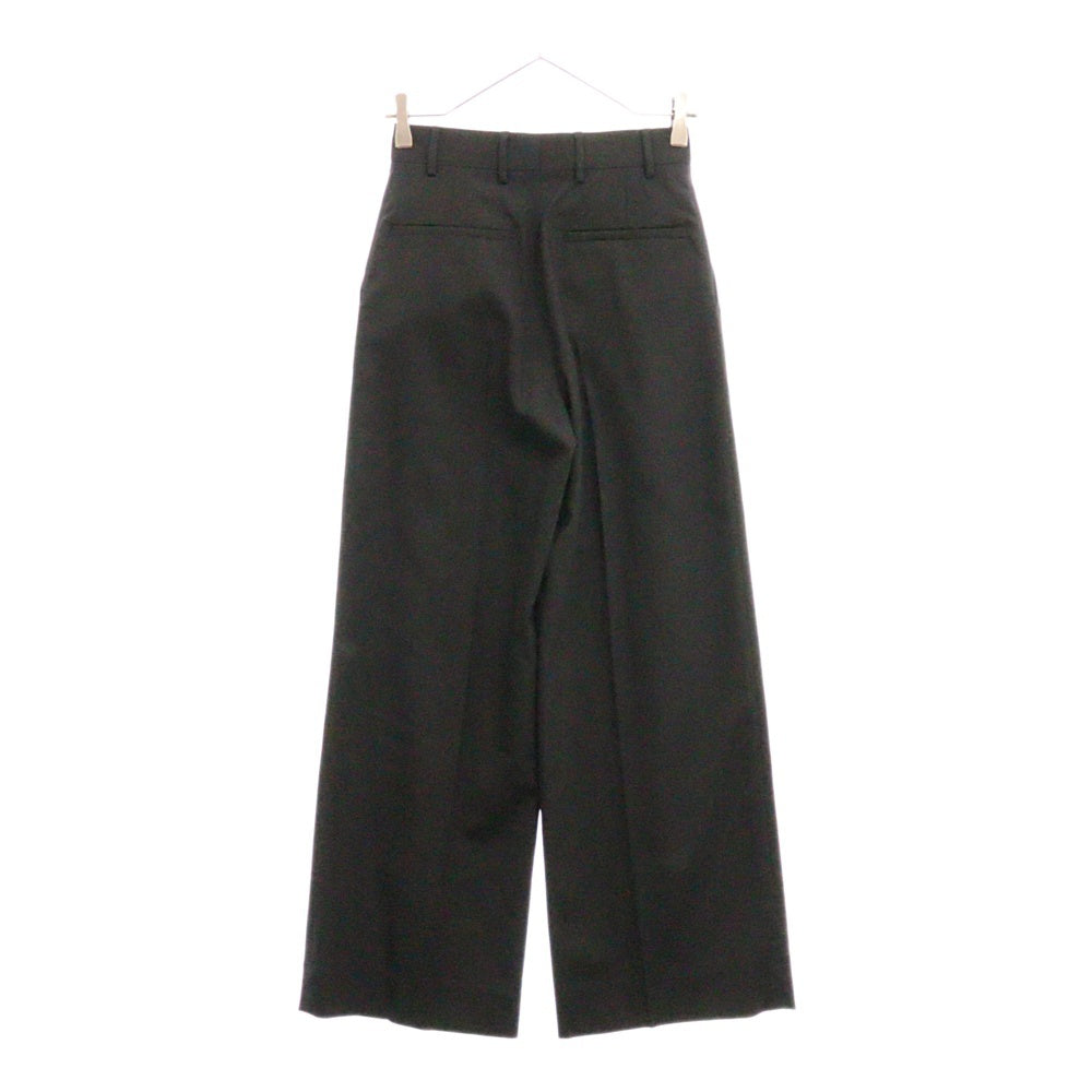 LOEWE(ロエベ) センタープレス ストレート スラックス パンツ Q825331X08 ブラック レディース