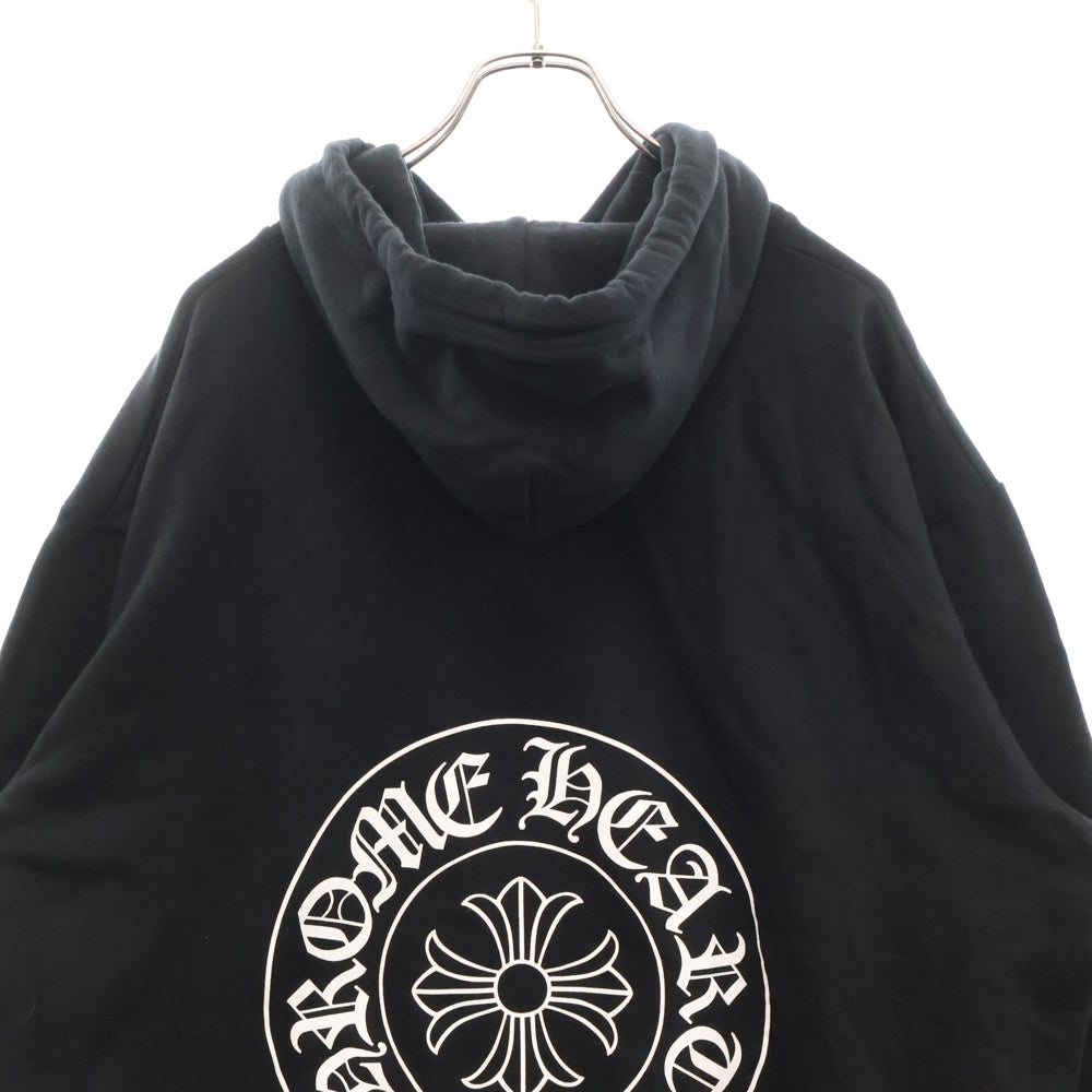 CHROME HEARTS(クロムハーツ) SWTSHRT PLVR LTD ホノルル限定ホースシュープリントプルオーバーパーカー ブラック