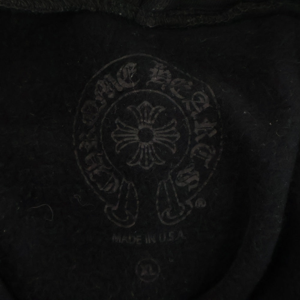 CHROME HEARTS(クロムハーツ) SWTSHRT PLVR LTD ホノルル限定ホースシュープリントプルオーバーパーカー ブラック