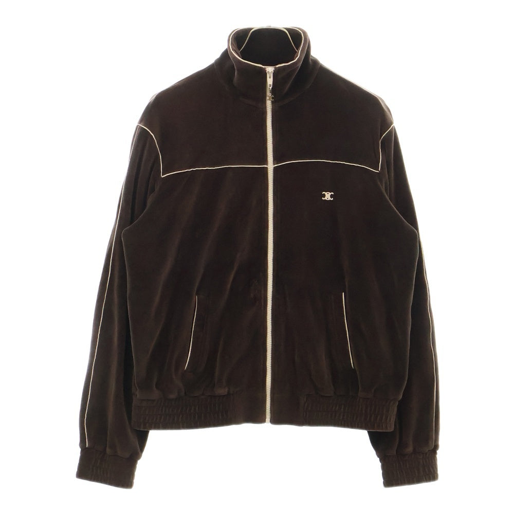 CELINE(セリーヌ) 21AW ベルベットトラックジャケット 2Y168679I ライトブラウン