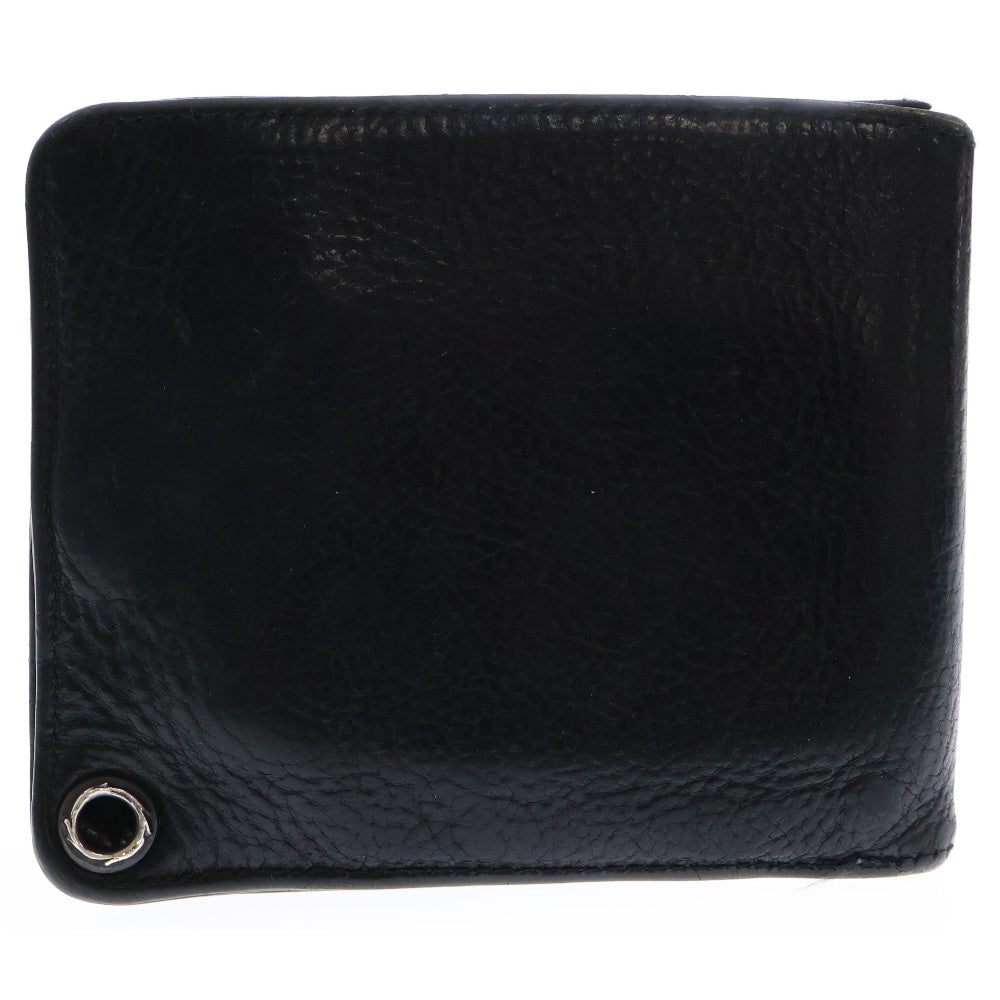 CHROME HEARTS(クロムハーツ) 1SNAP 1スナップ クロス ボールボタン レザーウォレット 財布 ブラック BCA361