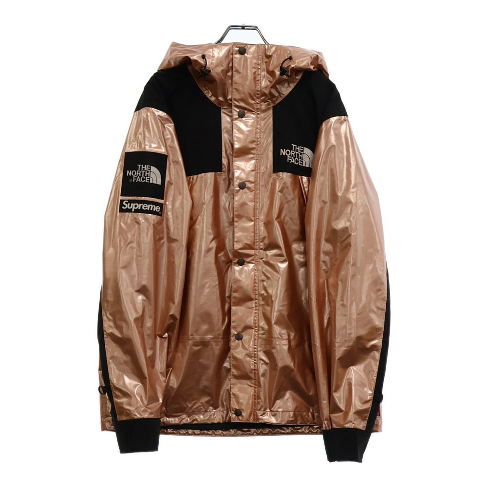 SUPREME(シュプリーム) 18SS Metallic Mountain Parka メタリック マウンテンパーカー ジャケット ピンク/ブラック NP11801I
