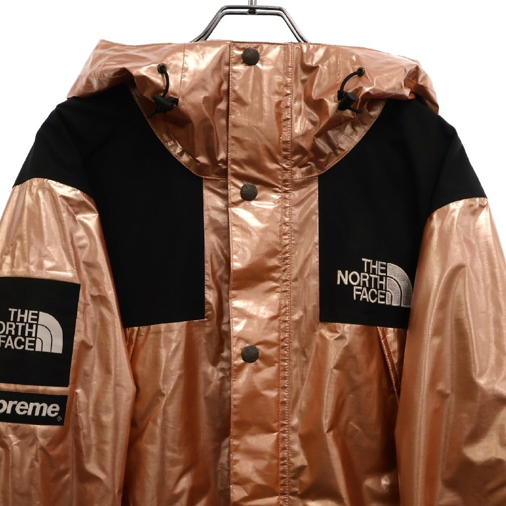 SUPREME(シュプリーム) 18SS Metallic Mountain Parka メタリック マウンテンパーカー ジャケット ピンク/ブラック NP11801I