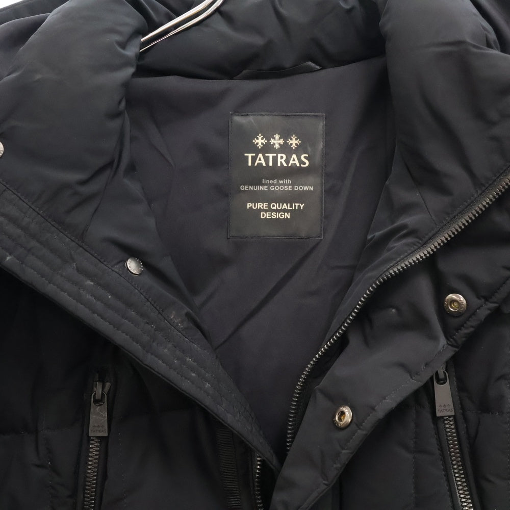 TATRAS(タトラス) TIDONE DOWN JACKET フード付き ダウンジャケット ブラック MTA16A4381