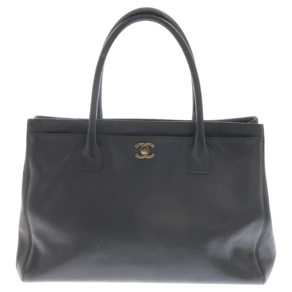 CHANEL(シャネル) 2002年 キャビアスキン エグゼクティブ トートバッグ ブラック