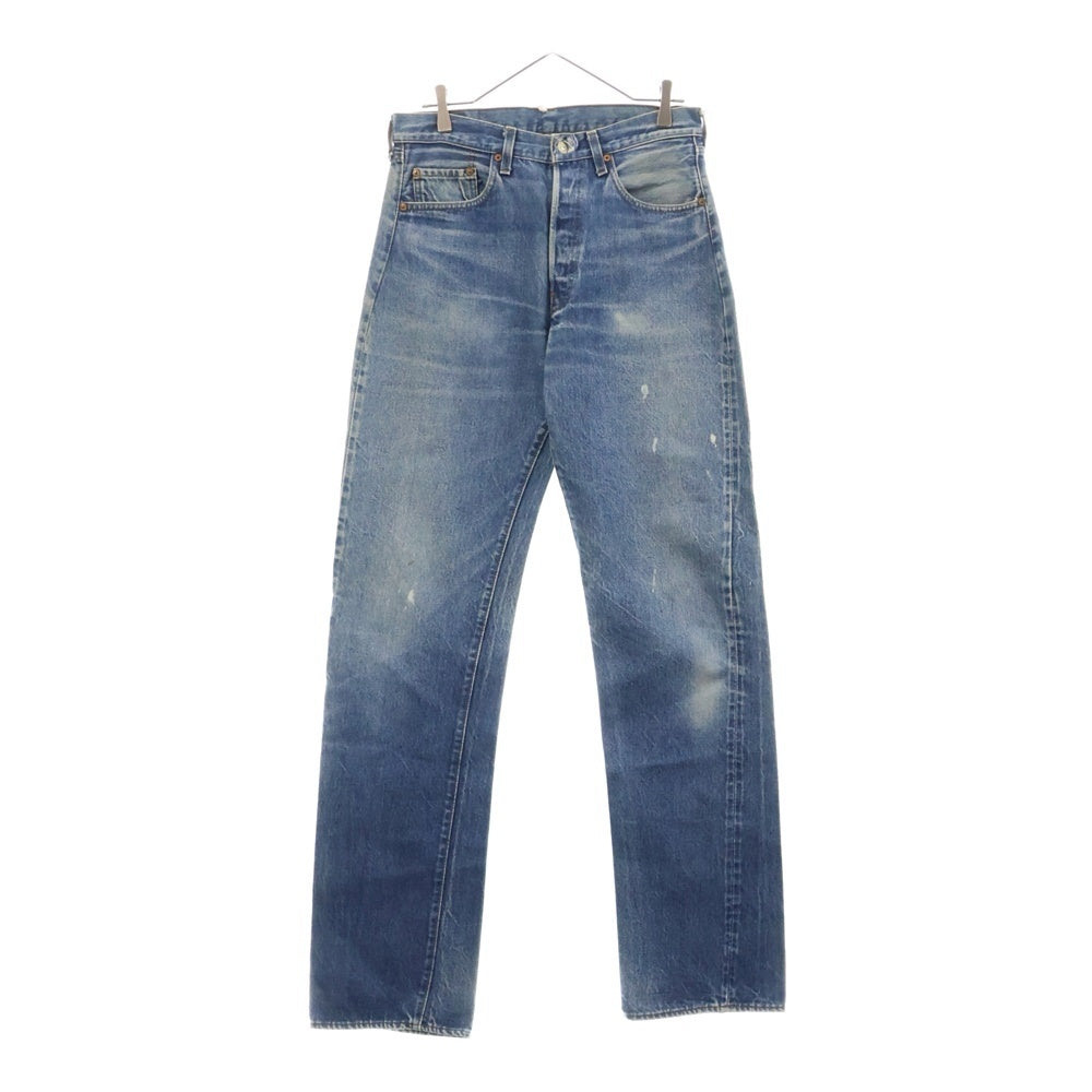 Levi's(リーバイス) 80s VINTAGE 501 スモールe 赤耳 ボタン裏刻印524 ボタンフライデニムパンツ インディゴ