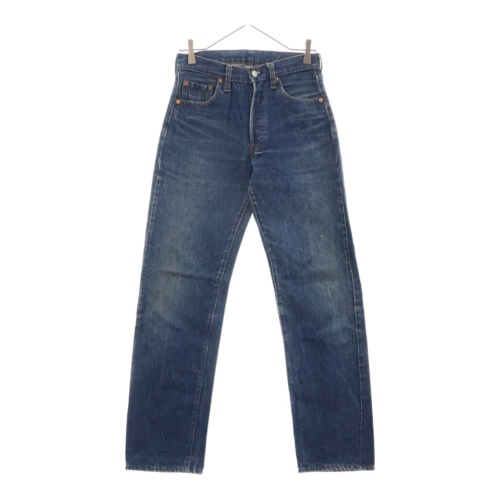 Levi's(リーバイス) 80s VINTAGE 501 スモールe 赤耳 ボタン裏刻印524 ボタンフライデニムパンツ インディゴ