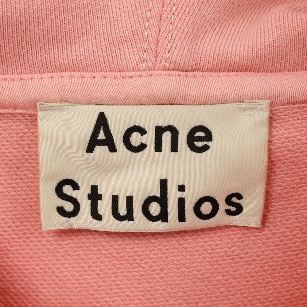 ACNE(アクネ) Stock holm ストックホルム 刺繍ロゴ スウェット プルオーバーパーカー FN-WN-SWEA000001 ピンク