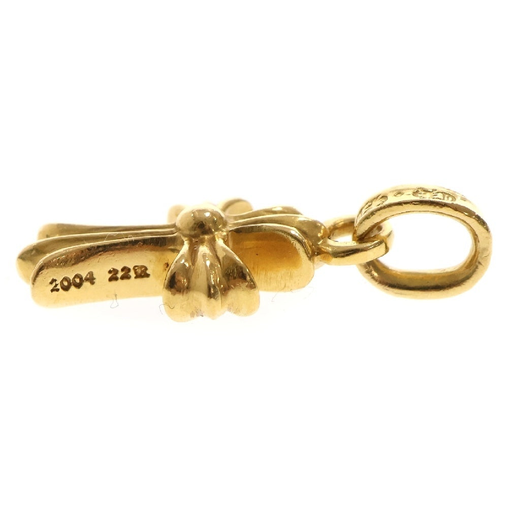 CHROME HEARTS(クロムハーツ) 22K CRS BBYFAT P/DIA ベイビーファットクロス PAVEダイヤ ペンダントトップ ゴールド BCA035